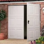 Garage Doors Swing White
